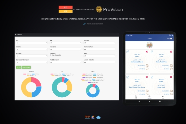 Data Entry Application for In-Person Surveys to Feed MIS